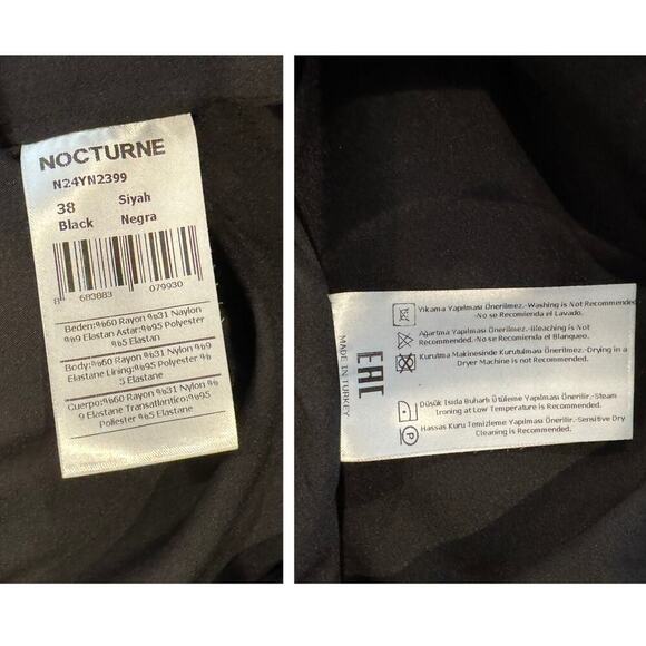 Nocturne Strapless Mini Dress Size EU 38  US M - Picture 9 of 12